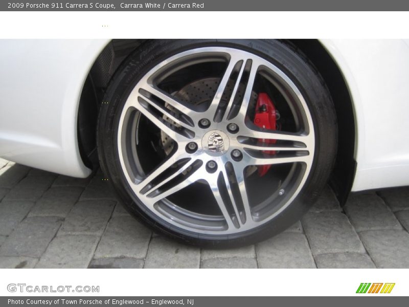 Carrara White / Carrera Red 2009 Porsche 911 Carrera S Coupe