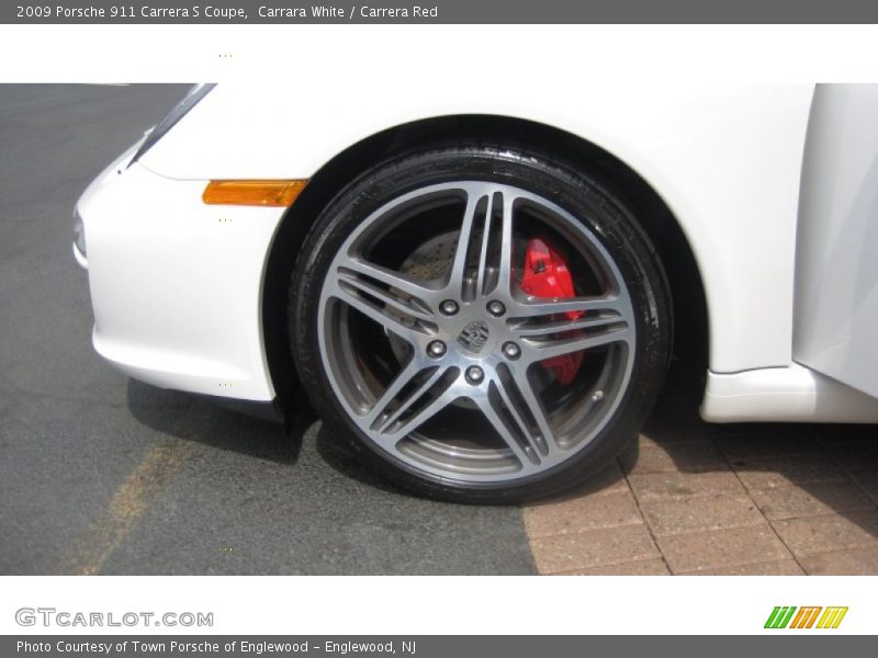 Carrara White / Carrera Red 2009 Porsche 911 Carrera S Coupe