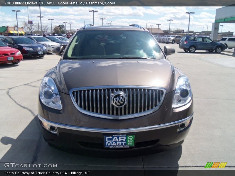 Cocoa Metallic / Cashmere/Cocoa 2008 Buick Enclave CXL AWD