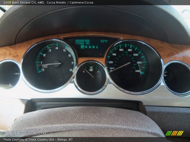 Cocoa Metallic / Cashmere/Cocoa 2008 Buick Enclave CXL AWD
