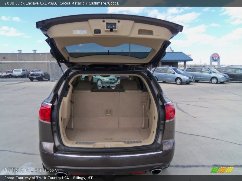 Cocoa Metallic / Cashmere/Cocoa 2008 Buick Enclave CXL AWD