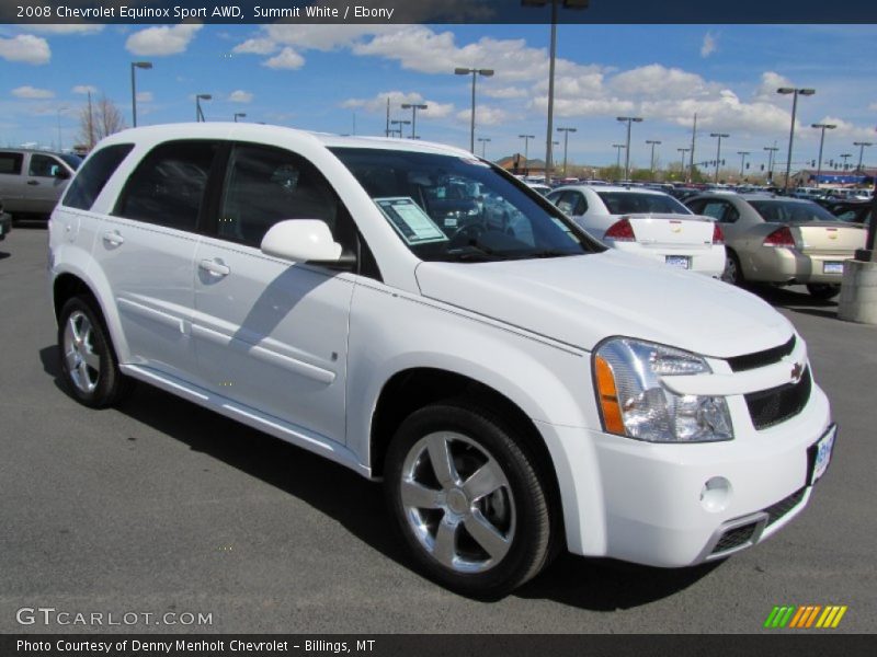 Summit White / Ebony 2008 Chevrolet Equinox Sport AWD