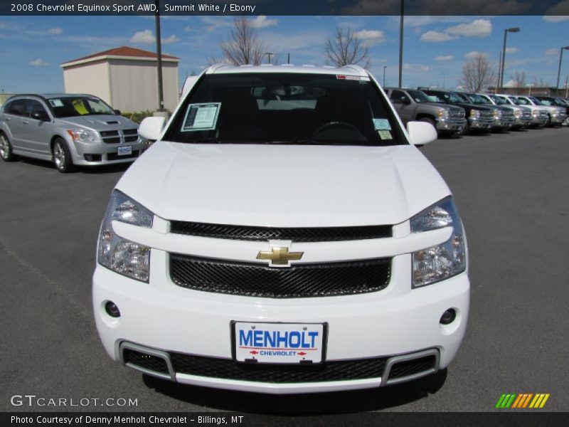 Summit White / Ebony 2008 Chevrolet Equinox Sport AWD