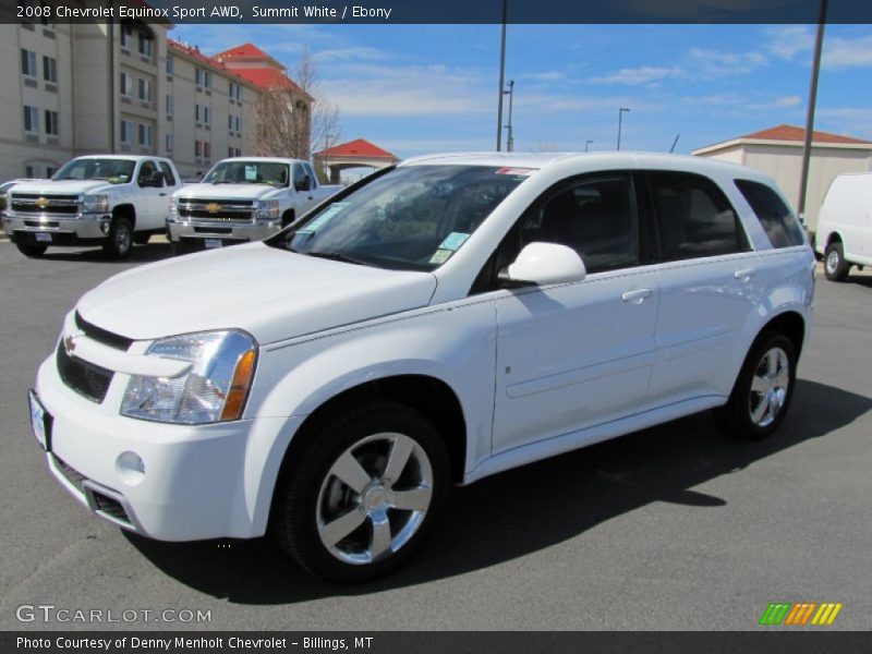 Summit White / Ebony 2008 Chevrolet Equinox Sport AWD