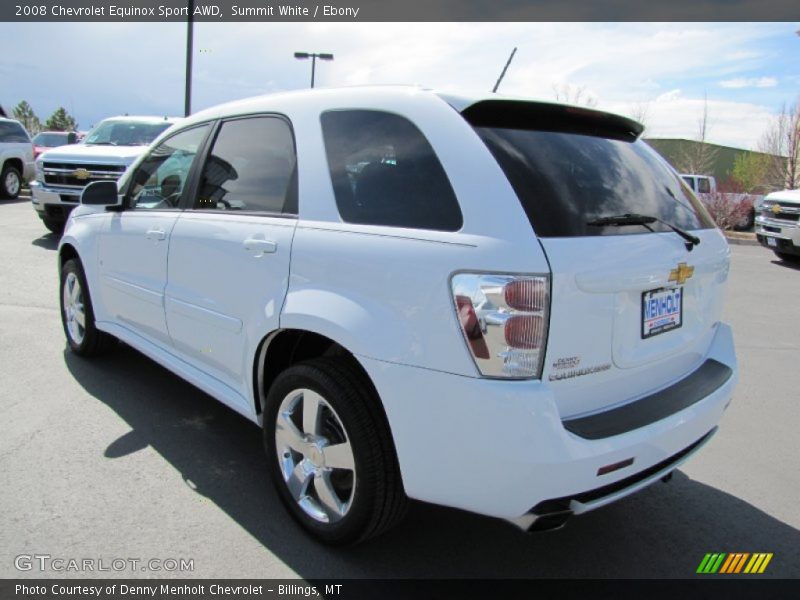 Summit White / Ebony 2008 Chevrolet Equinox Sport AWD