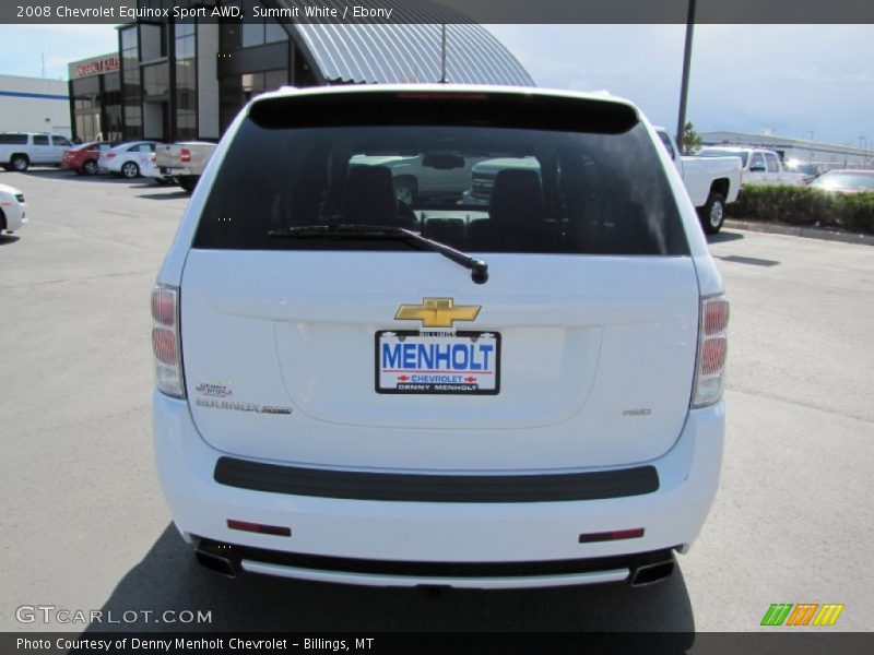 Summit White / Ebony 2008 Chevrolet Equinox Sport AWD