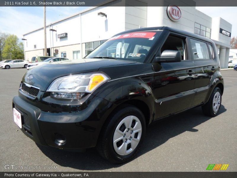 Shadow Black / Black Cloth 2011 Kia Soul 1.6