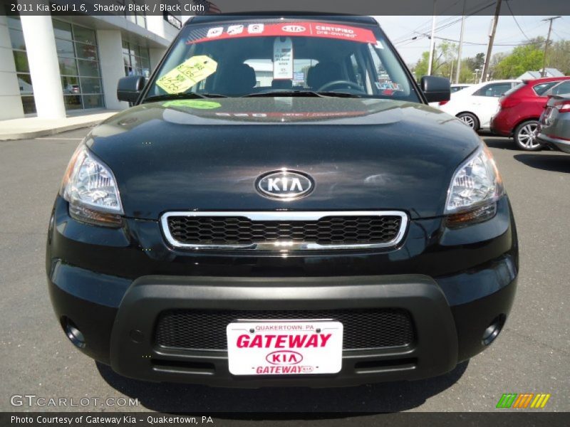 Shadow Black / Black Cloth 2011 Kia Soul 1.6