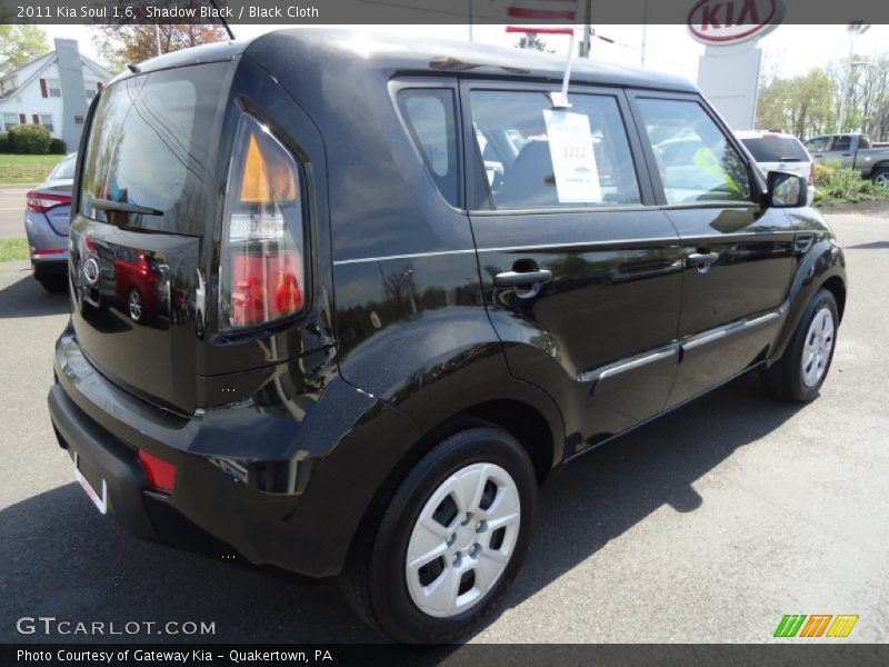 Shadow Black / Black Cloth 2011 Kia Soul 1.6