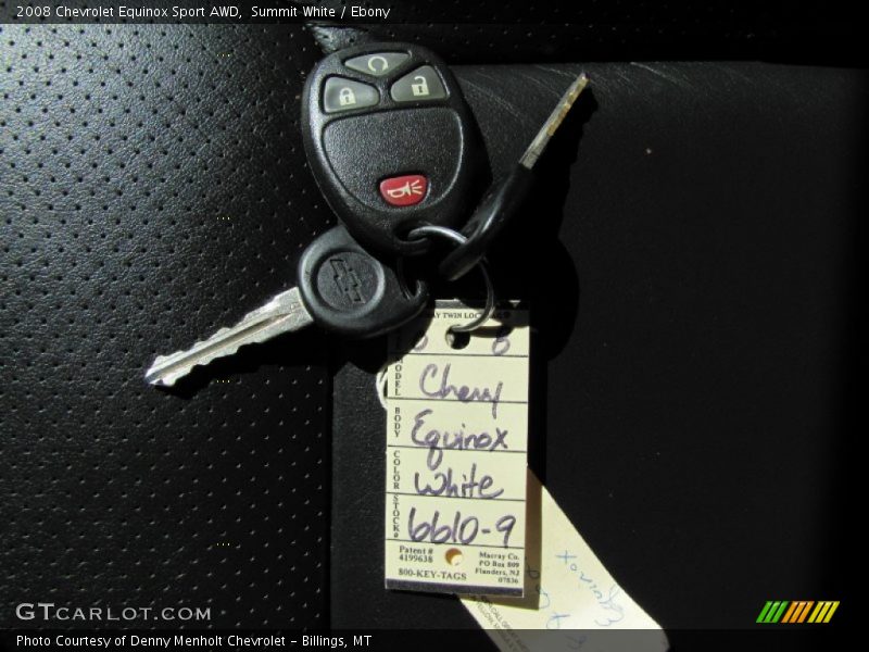 Summit White / Ebony 2008 Chevrolet Equinox Sport AWD