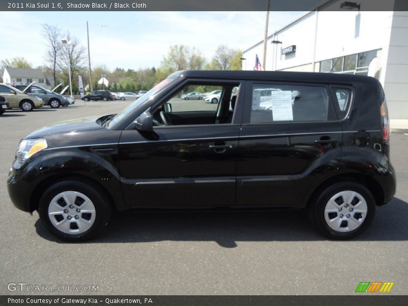 Shadow Black / Black Cloth 2011 Kia Soul 1.6