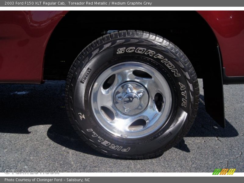 Toreador Red Metallic / Medium Graphite Grey 2003 Ford F150 XLT Regular Cab