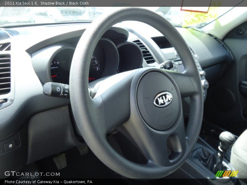 Shadow Black / Black Cloth 2011 Kia Soul 1.6