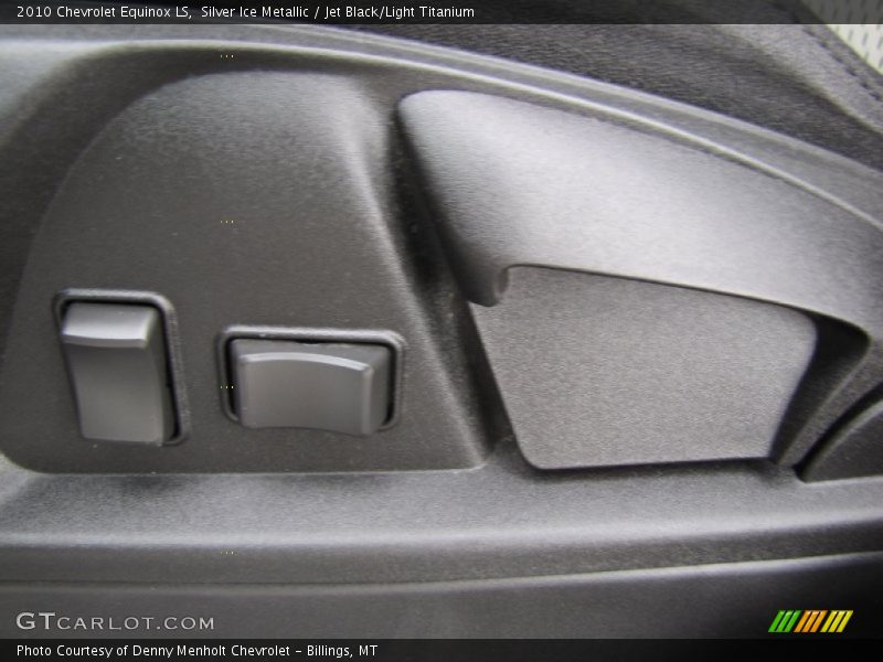 Silver Ice Metallic / Jet Black/Light Titanium 2010 Chevrolet Equinox LS
