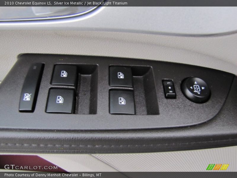 Silver Ice Metallic / Jet Black/Light Titanium 2010 Chevrolet Equinox LS