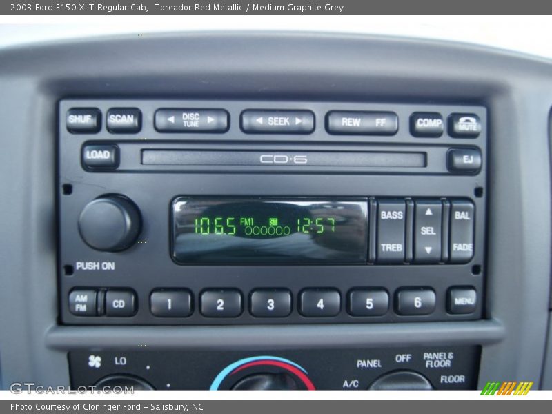 Audio System of 2003 F150 XLT Regular Cab
