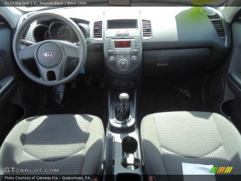 Shadow Black / Black Cloth 2011 Kia Soul 1.6