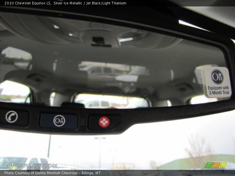 Silver Ice Metallic / Jet Black/Light Titanium 2010 Chevrolet Equinox LS