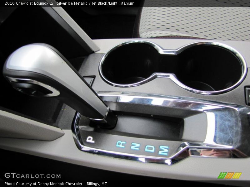 Silver Ice Metallic / Jet Black/Light Titanium 2010 Chevrolet Equinox LS