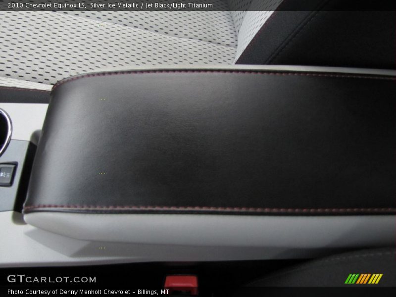 Silver Ice Metallic / Jet Black/Light Titanium 2010 Chevrolet Equinox LS