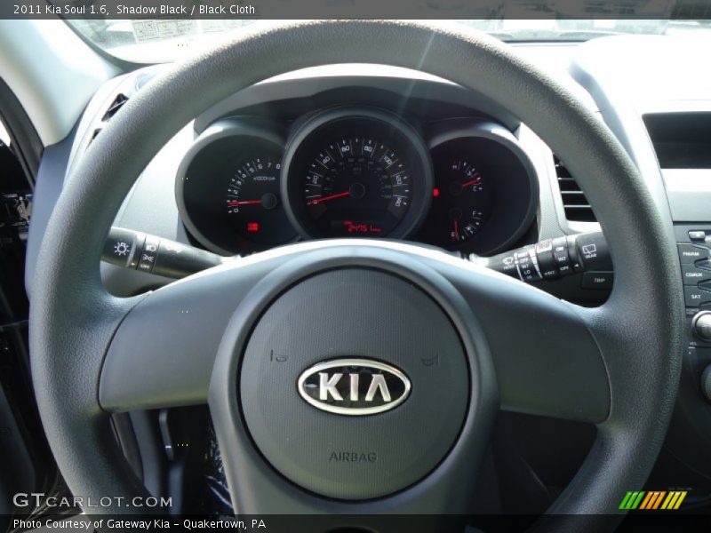 Shadow Black / Black Cloth 2011 Kia Soul 1.6