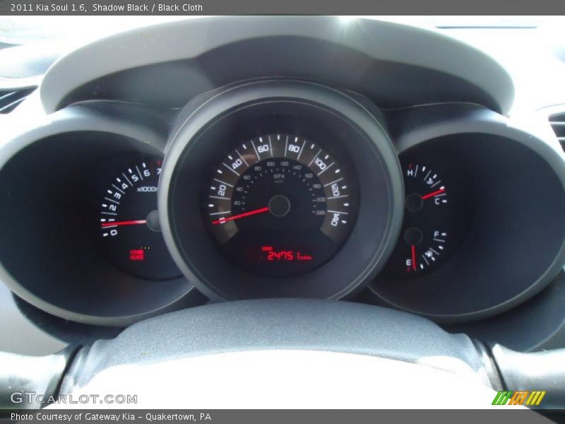 Shadow Black / Black Cloth 2011 Kia Soul 1.6