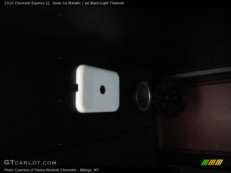 Silver Ice Metallic / Jet Black/Light Titanium 2010 Chevrolet Equinox LS