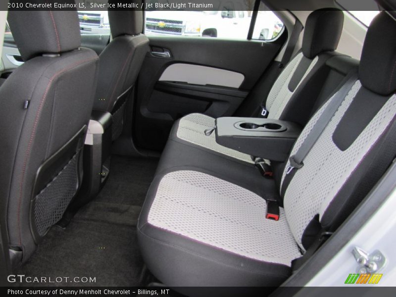 Silver Ice Metallic / Jet Black/Light Titanium 2010 Chevrolet Equinox LS