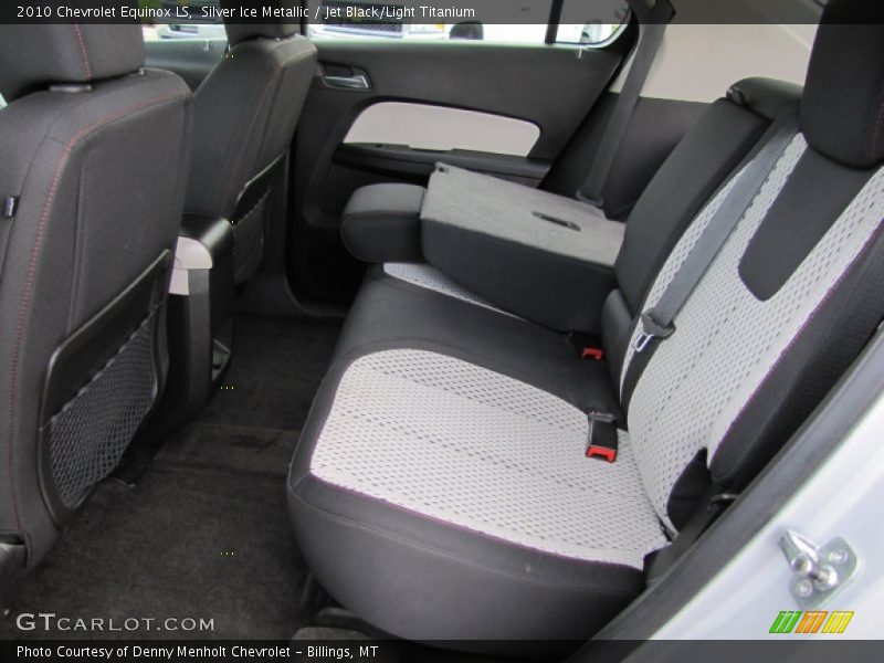 Silver Ice Metallic / Jet Black/Light Titanium 2010 Chevrolet Equinox LS