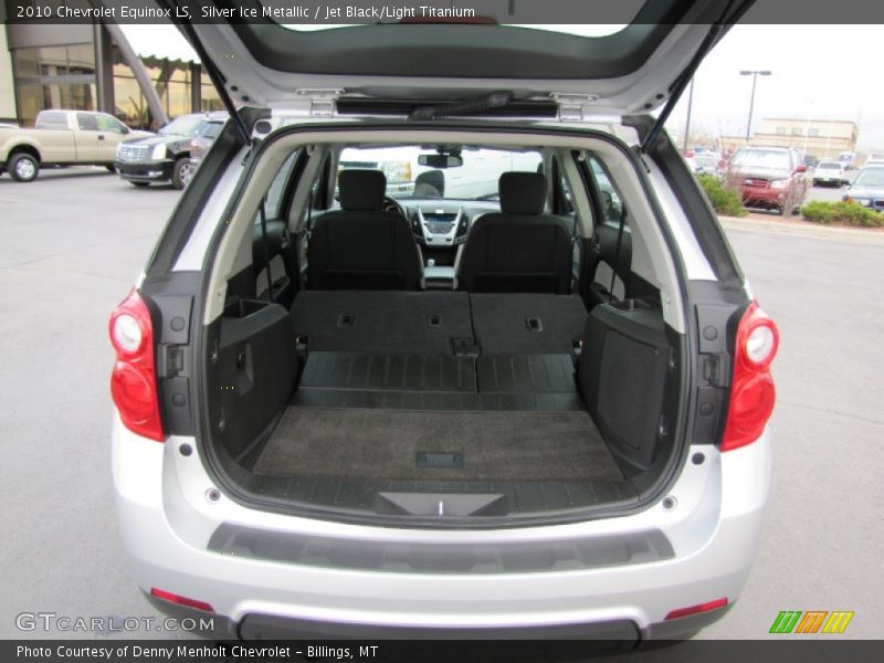Silver Ice Metallic / Jet Black/Light Titanium 2010 Chevrolet Equinox LS