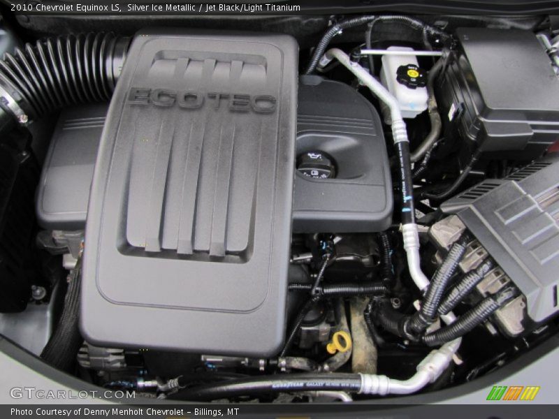 Silver Ice Metallic / Jet Black/Light Titanium 2010 Chevrolet Equinox LS