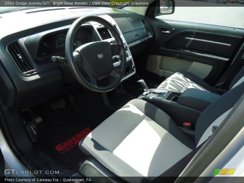 Bright Silver Metallic / Dark Slate Gray/Light Graystone 2009 Dodge Journey SXT