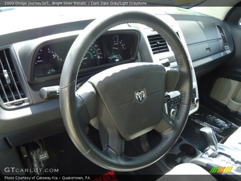 Bright Silver Metallic / Dark Slate Gray/Light Graystone 2009 Dodge Journey SXT