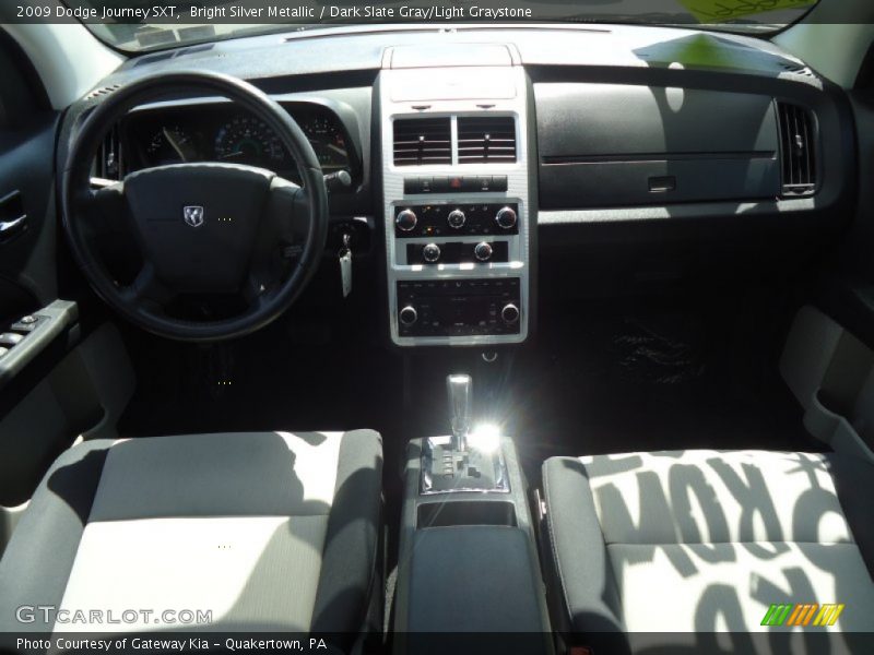 Bright Silver Metallic / Dark Slate Gray/Light Graystone 2009 Dodge Journey SXT