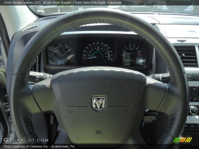 Bright Silver Metallic / Dark Slate Gray/Light Graystone 2009 Dodge Journey SXT