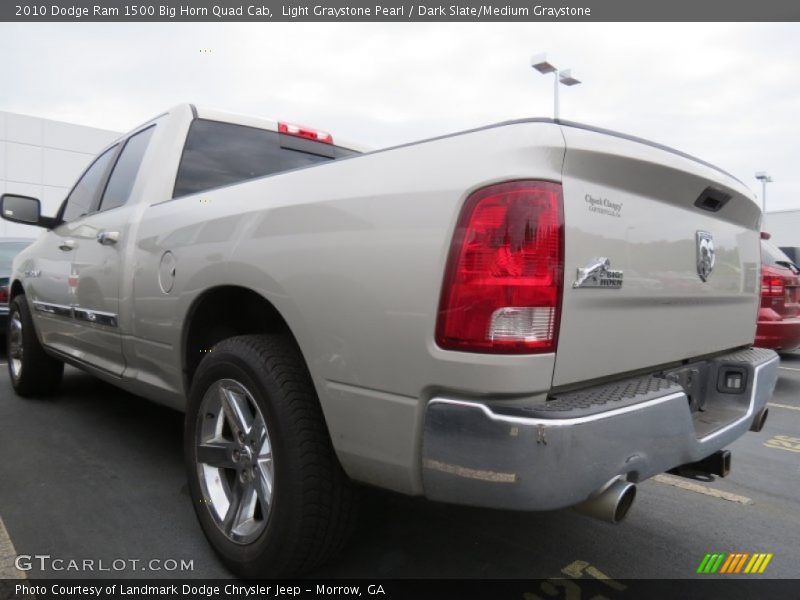 Light Graystone Pearl / Dark Slate/Medium Graystone 2010 Dodge Ram 1500 Big Horn Quad Cab