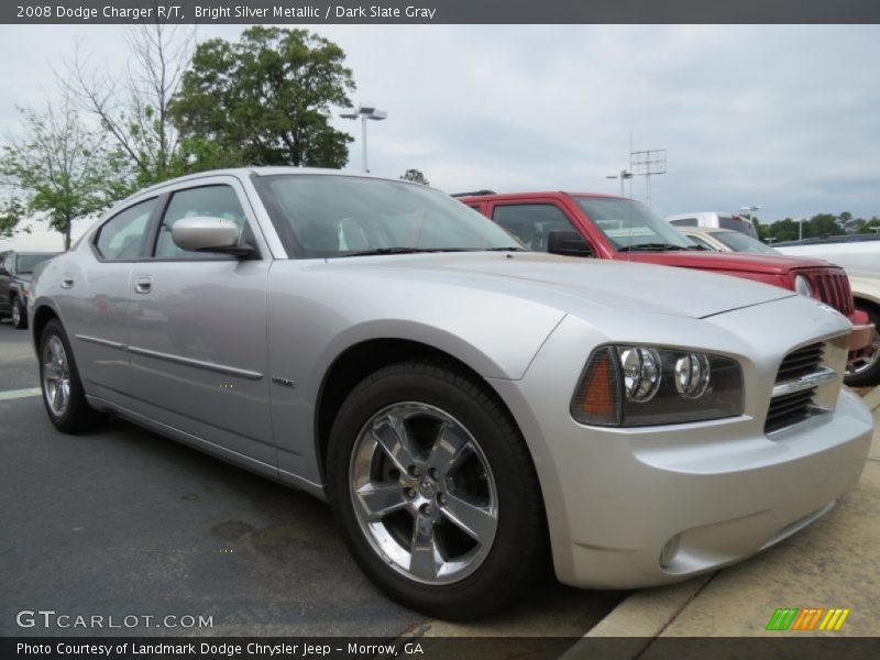 Bright Silver Metallic / Dark Slate Gray 2008 Dodge Charger R/T