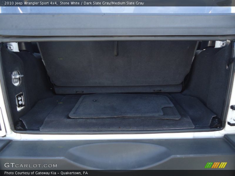 Stone White / Dark Slate Gray/Medium Slate Gray 2010 Jeep Wrangler Sport 4x4
