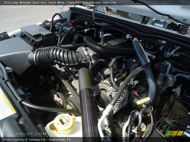 Stone White / Dark Slate Gray/Medium Slate Gray 2010 Jeep Wrangler Sport 4x4