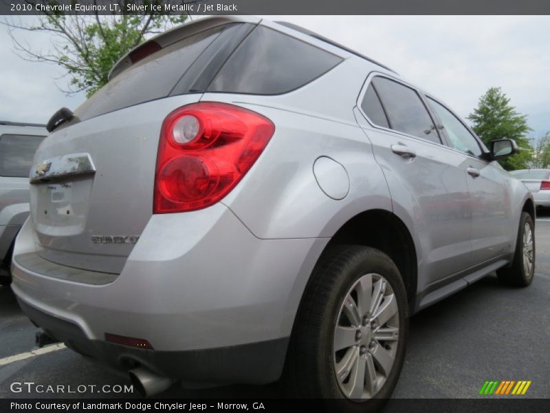 Silver Ice Metallic / Jet Black 2010 Chevrolet Equinox LT