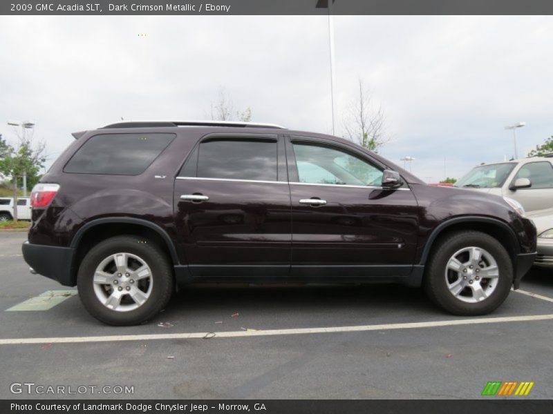 Dark Crimson Metallic / Ebony 2009 GMC Acadia SLT