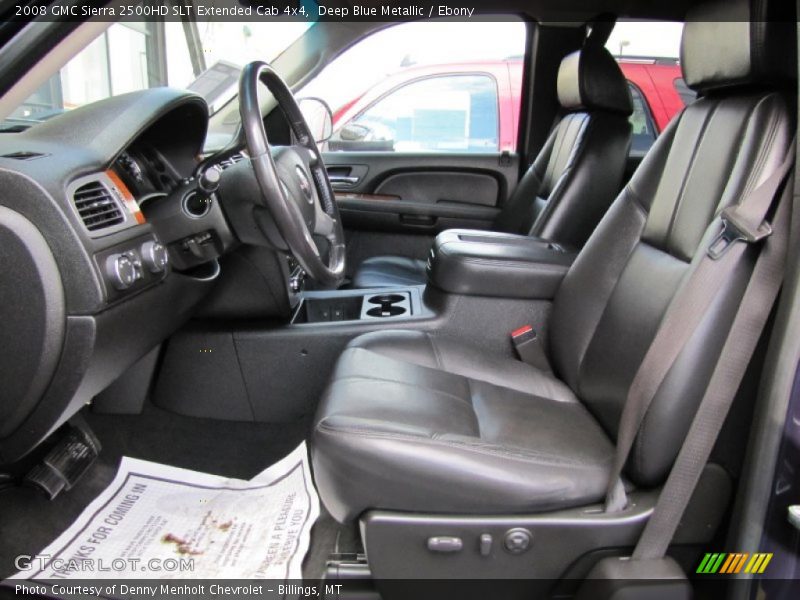  2008 Sierra 2500HD SLT Extended Cab 4x4 Ebony Interior