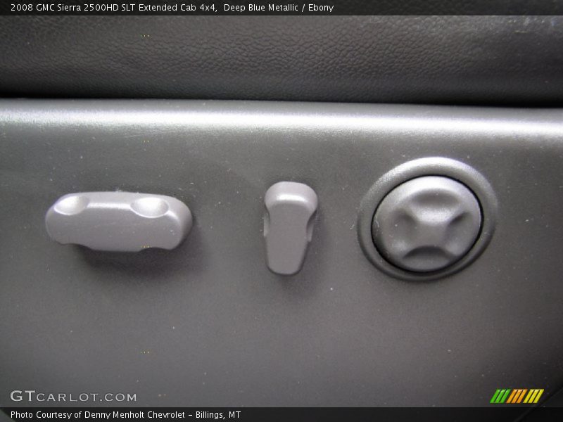 Deep Blue Metallic / Ebony 2008 GMC Sierra 2500HD SLT Extended Cab 4x4