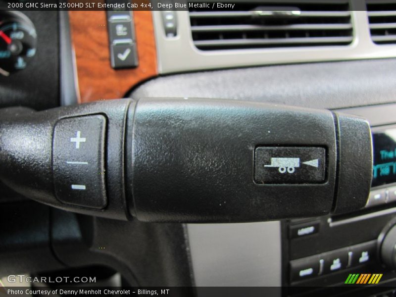 Deep Blue Metallic / Ebony 2008 GMC Sierra 2500HD SLT Extended Cab 4x4