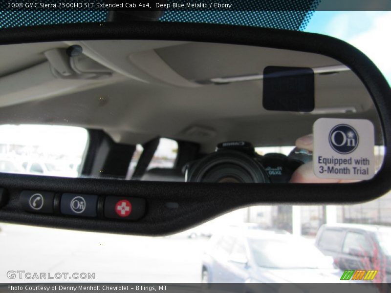 Deep Blue Metallic / Ebony 2008 GMC Sierra 2500HD SLT Extended Cab 4x4