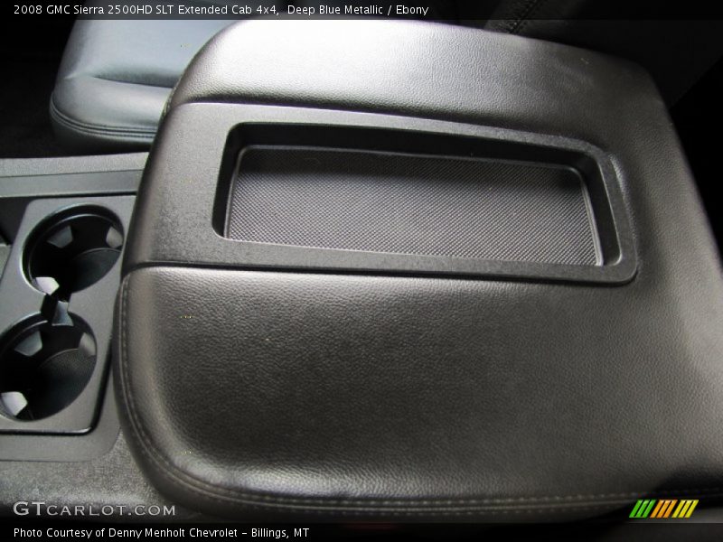 Deep Blue Metallic / Ebony 2008 GMC Sierra 2500HD SLT Extended Cab 4x4