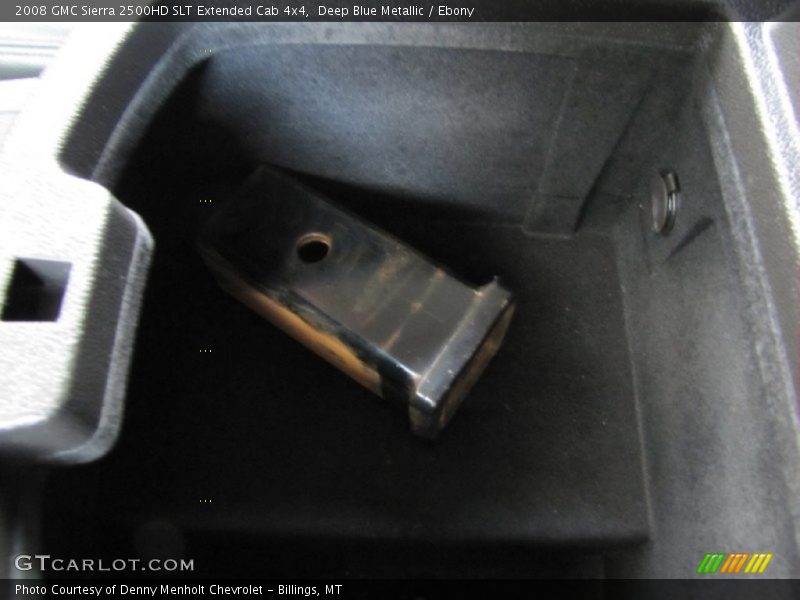 Deep Blue Metallic / Ebony 2008 GMC Sierra 2500HD SLT Extended Cab 4x4