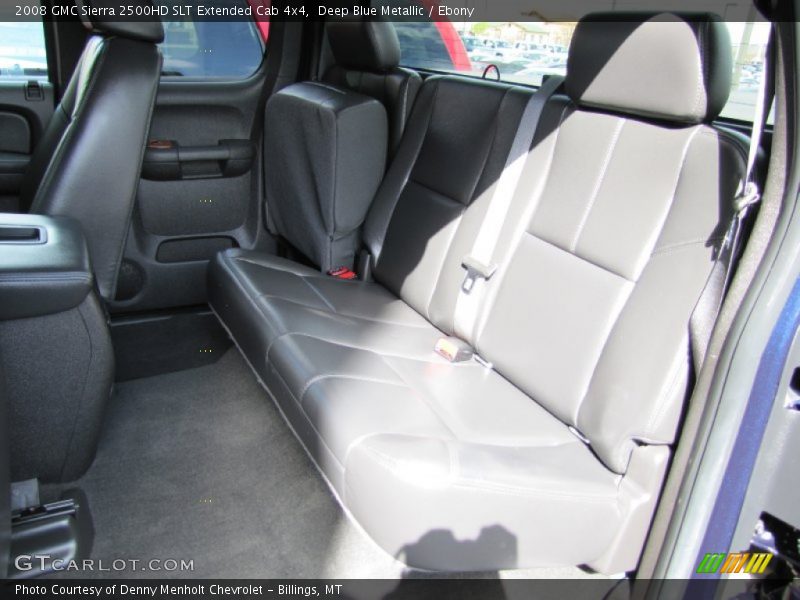 Deep Blue Metallic / Ebony 2008 GMC Sierra 2500HD SLT Extended Cab 4x4