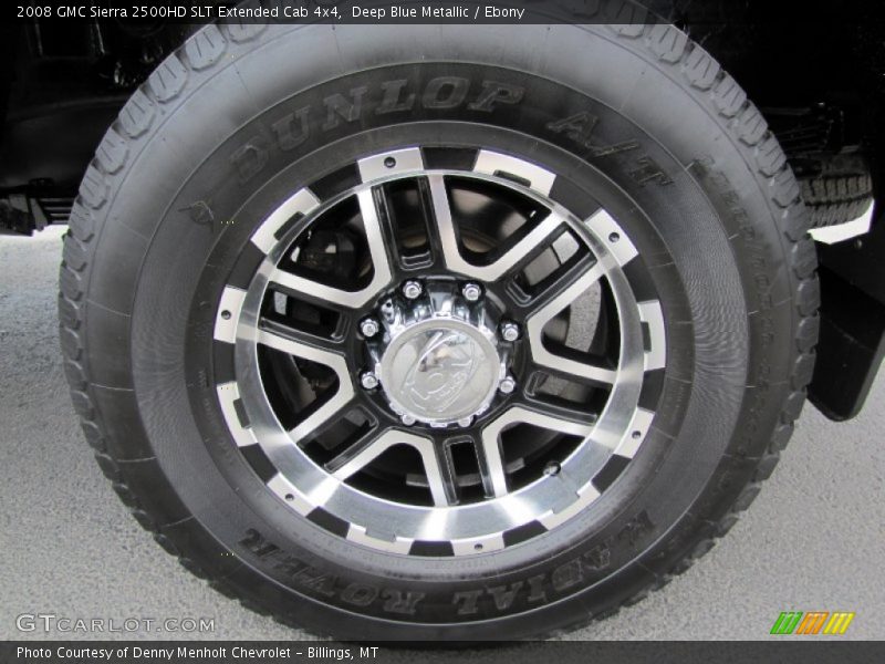 Deep Blue Metallic / Ebony 2008 GMC Sierra 2500HD SLT Extended Cab 4x4