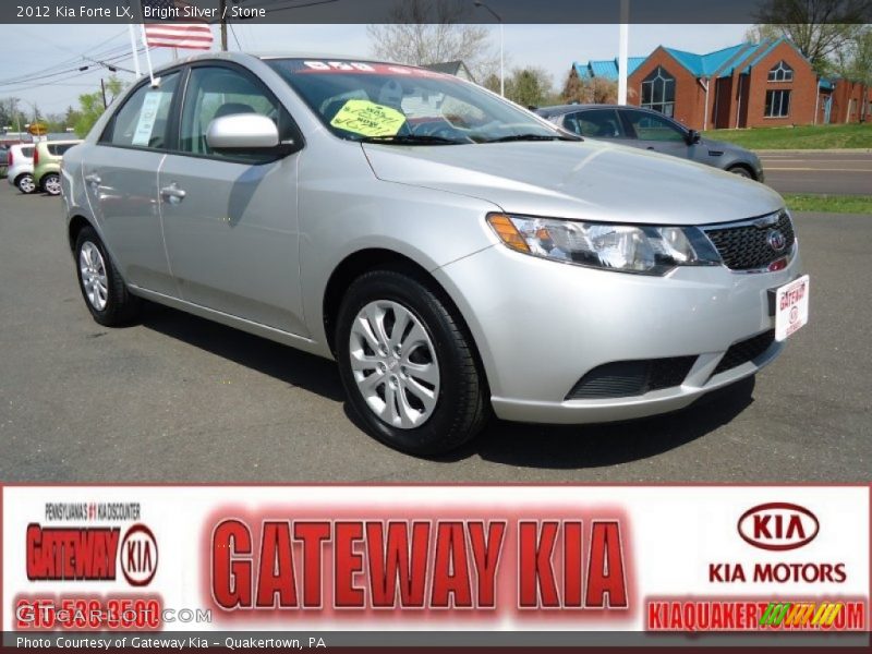 Bright Silver / Stone 2012 Kia Forte LX